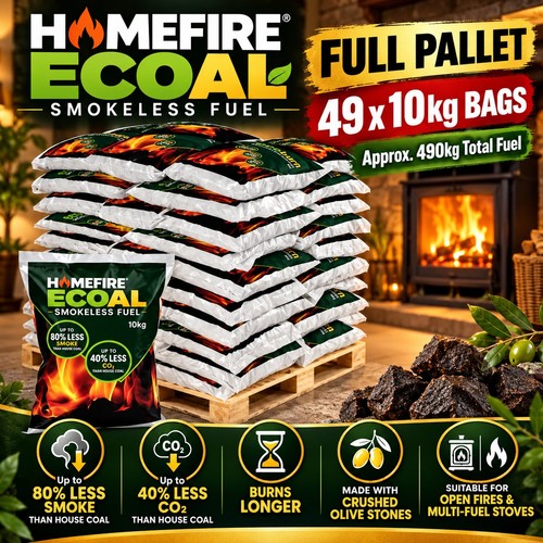 Homefire ecoal smokeless coal - ecoal,