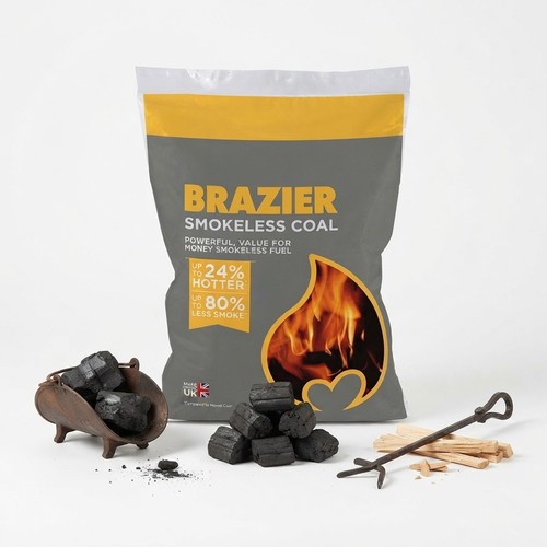 Brazier smokeless coal fuel - brazier,