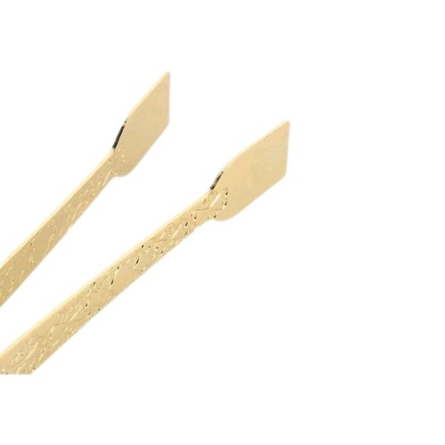 Gold incense charcoal tongs - incense,